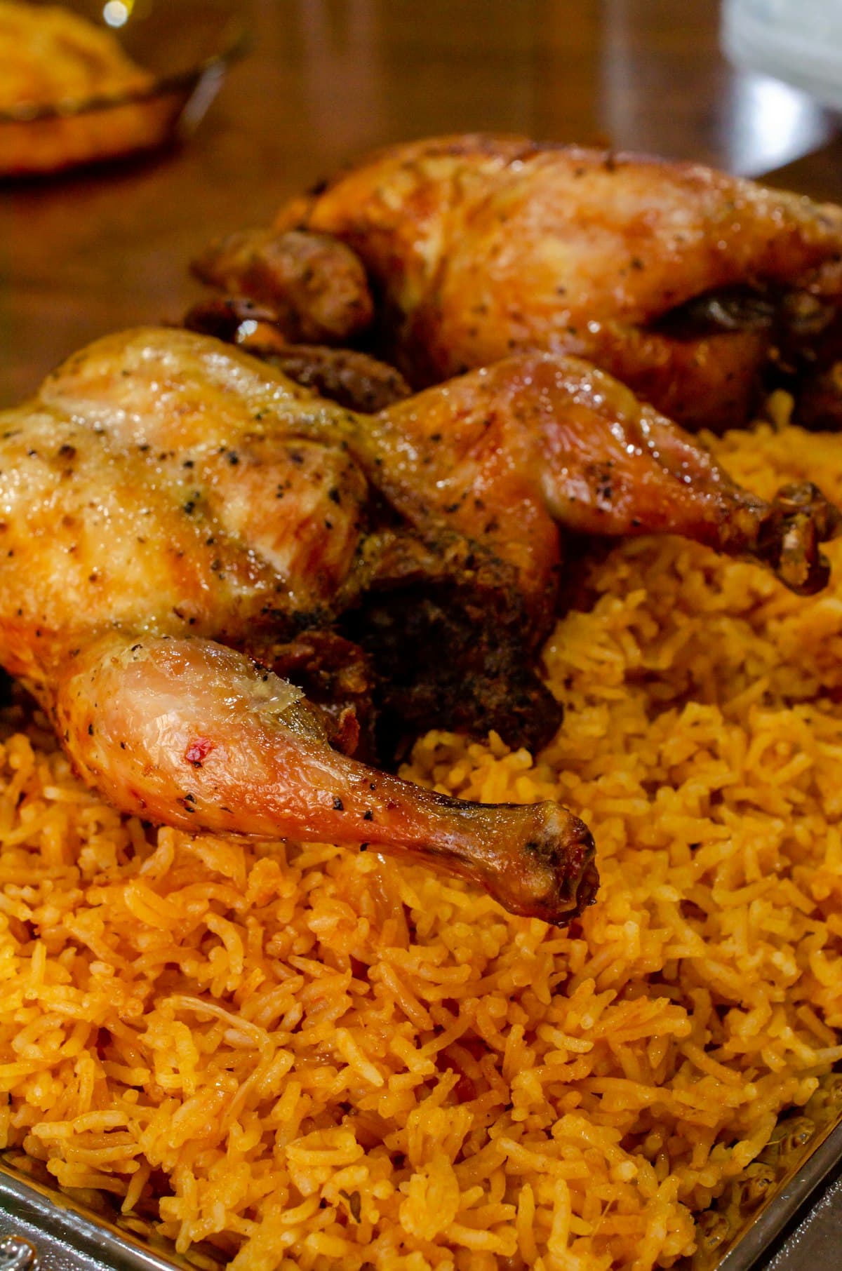 دجاج مع أرز
